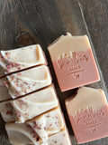 Rose Clay & Honey Unscented Goat Milk Soap - All Natural