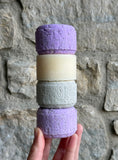 Shampoo bars pictured with conditioner bars (sold separately)