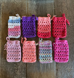 Hand-knit Cotton Soap Pouch