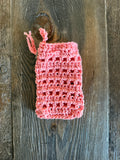 Hand-knit Cotton Soap Pouch