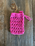 Hand-knit Cotton Soap Pouch