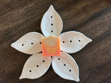 Stoneware Clay Leaf Soap Dish