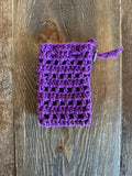 Hand-knit Cotton Soap Pouch