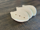 Stoneware Clay Leaf Soap Dish