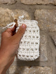 Hand-knit Cotton Soap Pouch