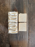 white creamy soaps