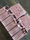 Peony & Amberwood Goat Milk Soap