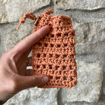 Hand-knit Cotton Soap Pouch